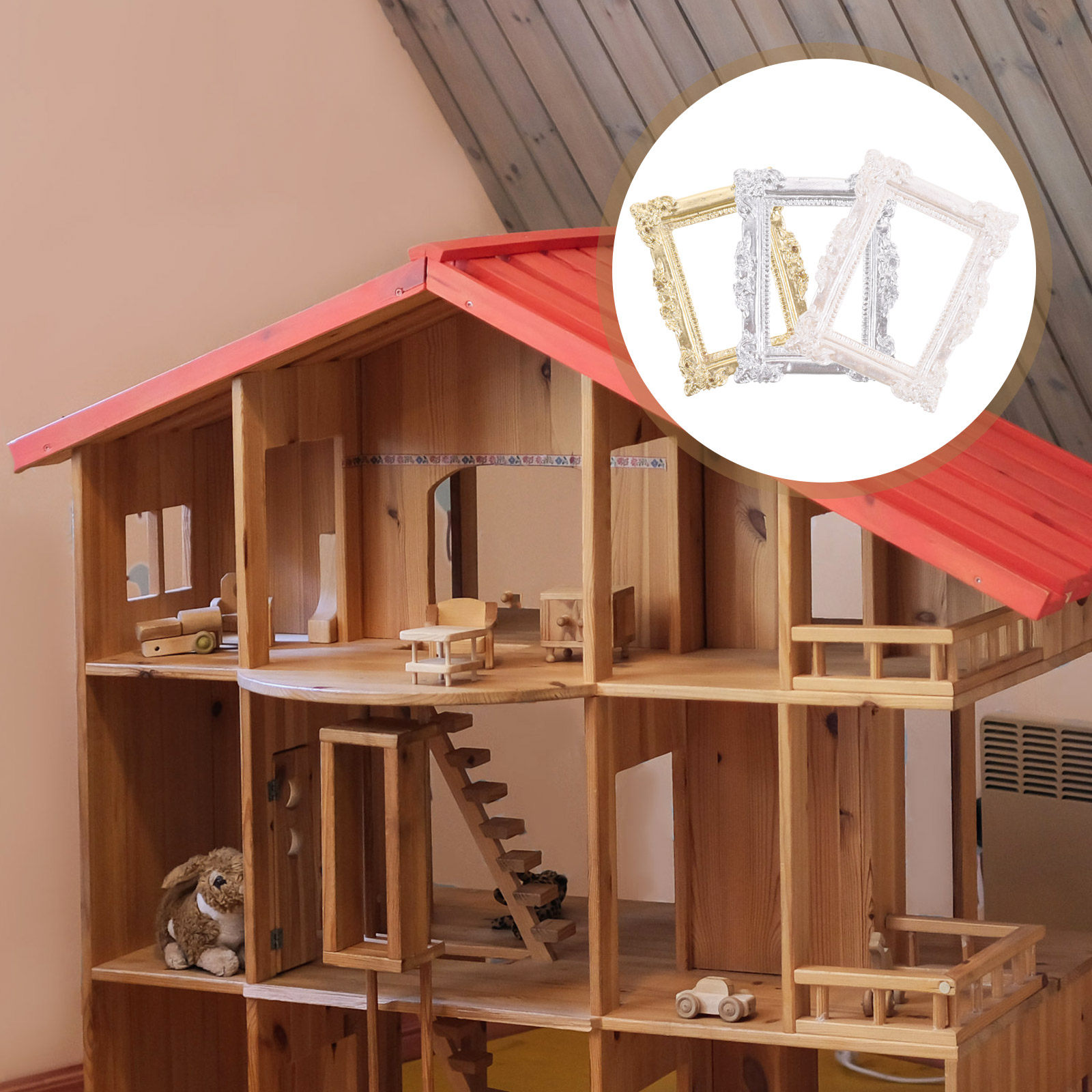 Resin Craft Supplies - 9-częściowy zestaw miniaturowych ramek do zdjęć