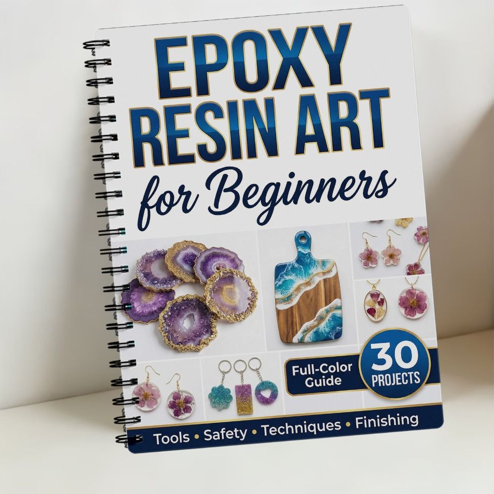 Podręcznik do tworzenia sztuki – Resin Craft For Beginners recenzja i cena