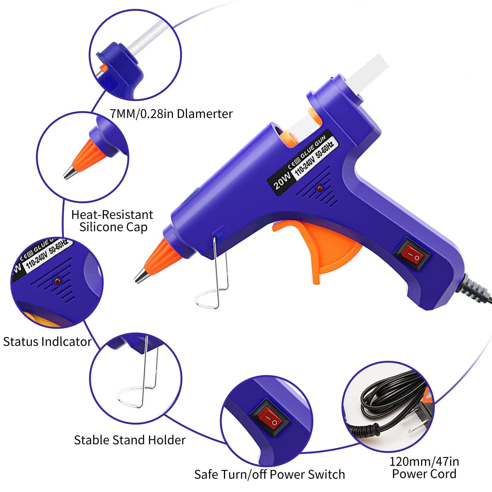 20W pistolet do klejenia na go – Heat Gun Small recenzja i cena
