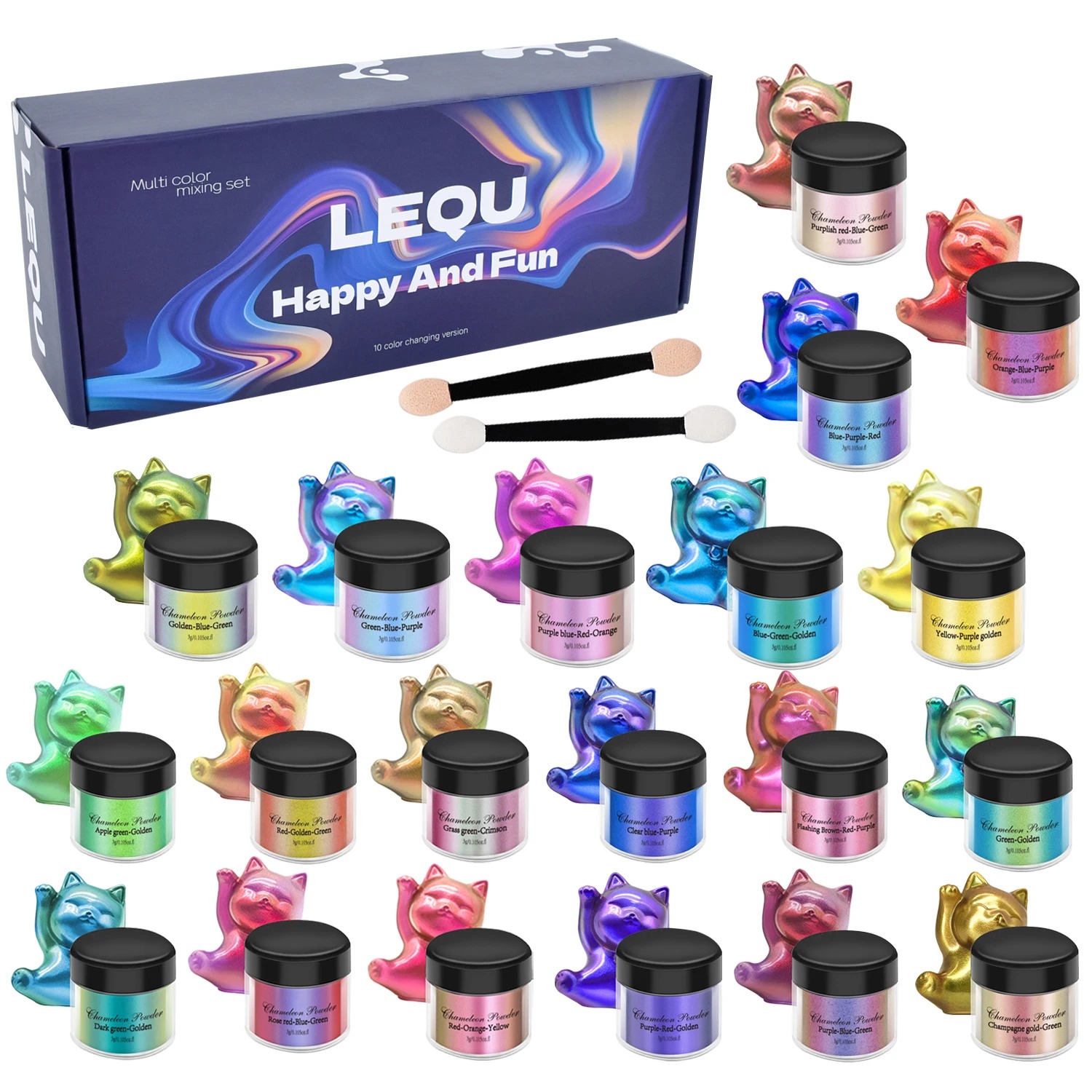 Zestaw różowego chromowanego p – Resin Pigment Set recenzja i cena