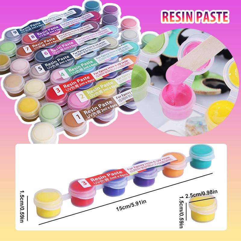 6 kolorów/zestaw Pigment do pa – Resin Pigment Set recenzja i cena