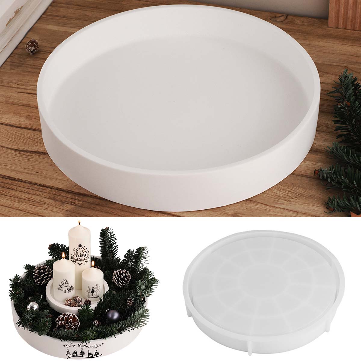Forma silikonowa do betonu, ok – Coaster Mold Round recenzja i cena